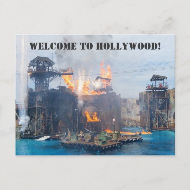 Welcome to Hollywood Postcard! Postcard (Front)