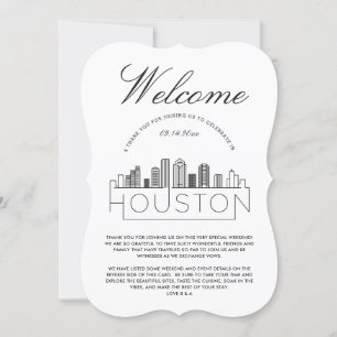 Welcome to Houston   Guests Details Invitation