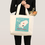 Welcome To Ibiza Destination Wedding Large Tote Bag<br><div class="desc">Lovely tote bags ideal to fill with little bits for your wedding guests or even on there own they make a fun welcome gift for Ibiza destination weddings.</div>