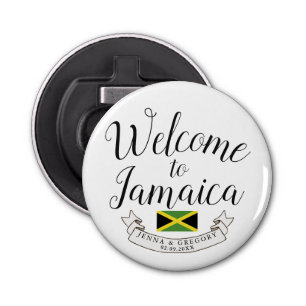 Welcome to Jamaica   Destination Wedding Custom Bottle Opener