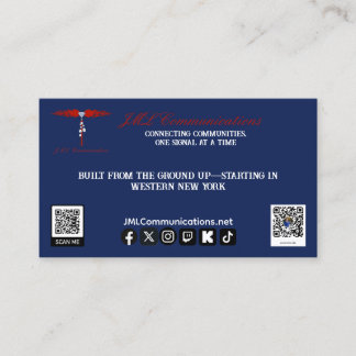 Welcome to JML Communications Business Card