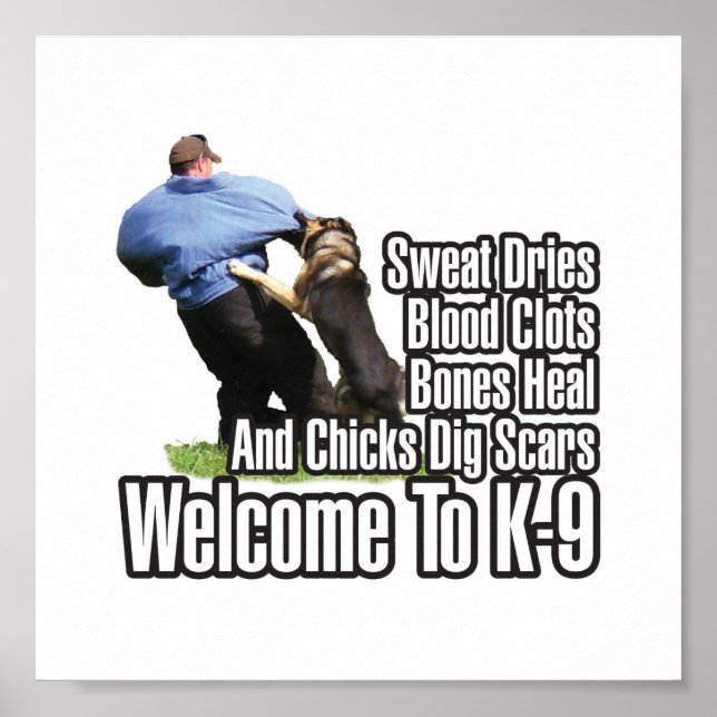 Welcome to K-9 Poster (Front)