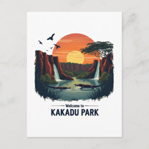 Welcome to Kakadu National Australian Park Holiday Postcard