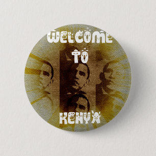 Welcome to Kenya 6 Cm Round Badge