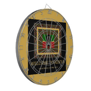 Welcome to Kenya and make it Kenyan beautiful Text Dartboard