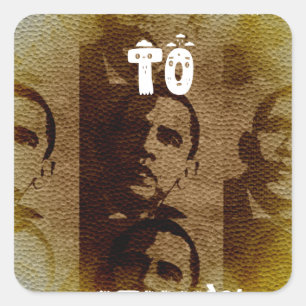 Welcome to Kenya Square Sticker