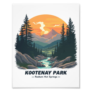 Welcome to Kootenay National Canadian Park Photo Print