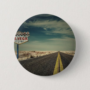 Welcome to Las Vegas 6 Cm Round Badge