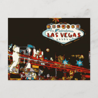 Welcome to Las Vegas Baby! Postcard