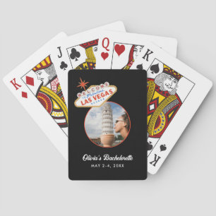Welcome to Las Vegas Bachelorette Party Favour Playing Cards