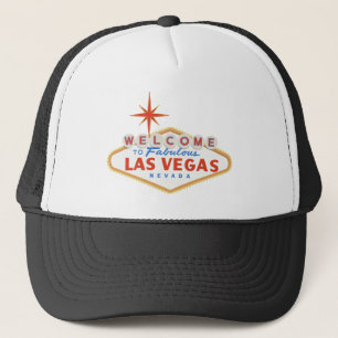 Welcome to Las Vegas Black Trucker Hat