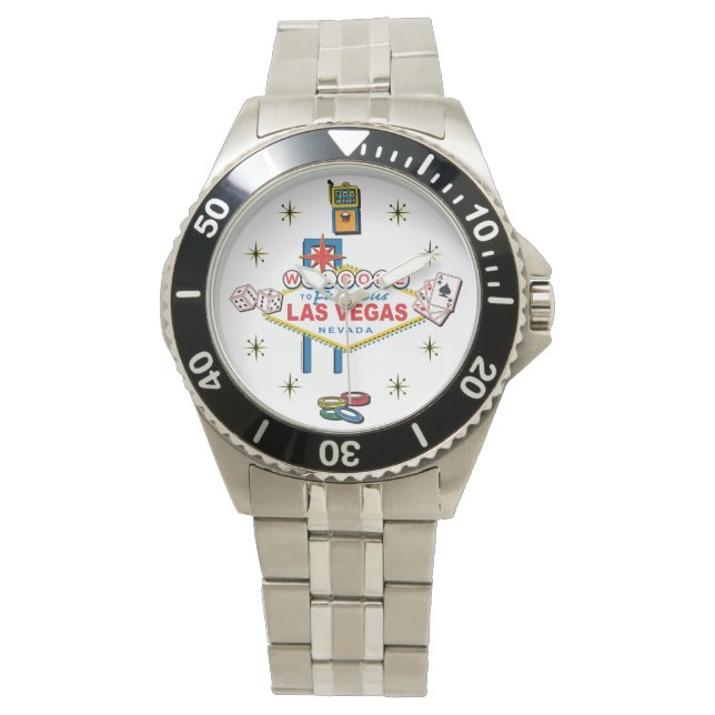 Welcome To Las Vegas Gambling Watch (Front)