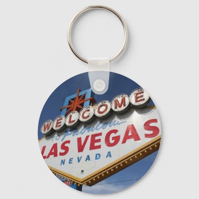 Welcome To Las Vegas Key Ring (Front)