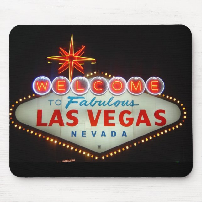 Welcome to Las Vegas Mouse Mat (Front)