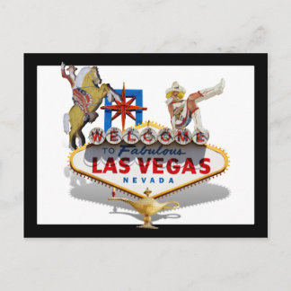 Welcome to Las Vegas Postcard