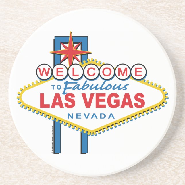 Welcome-to-Las-Vegas Retro Coaster (Front)