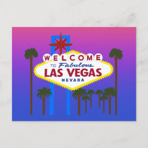 Welcome to Las Vegas Sign #3 Postcard