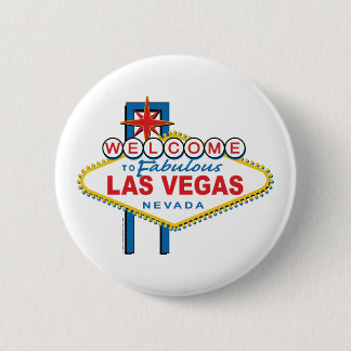 Welcome to Las Vegas Sign 6 Cm Round Badge