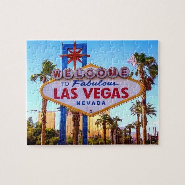 Welcome to Las Vegas Sign Jigsaw Puzzle (Horizontal)