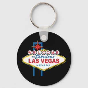 Welcome to Las Vegas Sign Key Ring