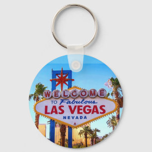 Welcome to Las Vegas Sign Keychain