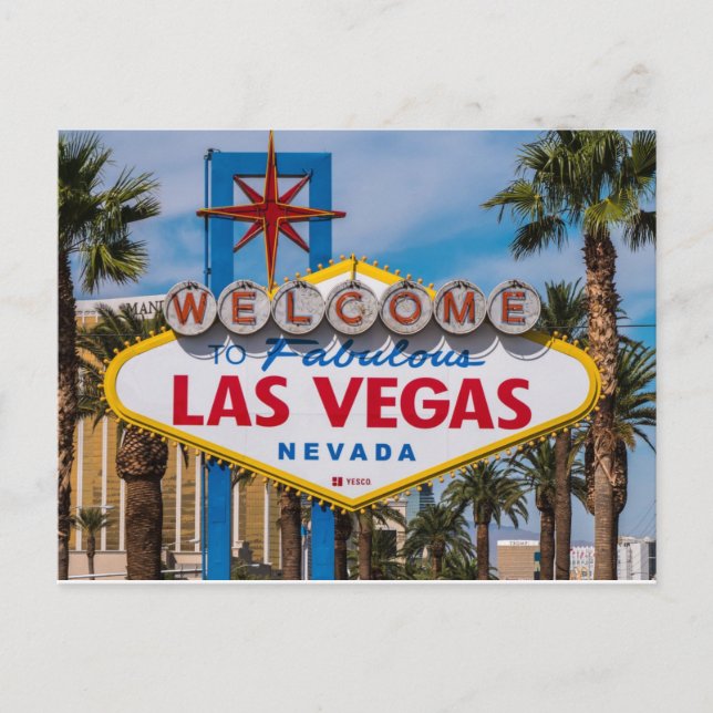 Welcome to Las Vegas Sign, Las Vegas, Nevada Postcard (Front)