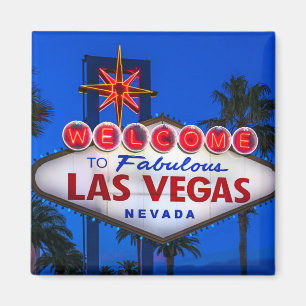 Welcome To Las Vegas Sign Magnet