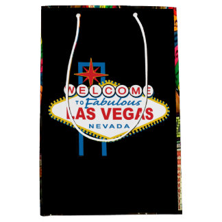 Welcome To Las Vegas Sign Medium Gift Bag