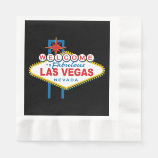 Welcome to Las Vegas Sign Napkin