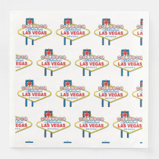Welcome to Las Vegas Sign Napkin
