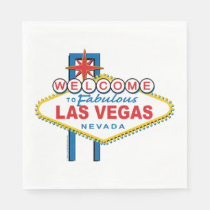 Welcome to Las Vegas Sign Napkin