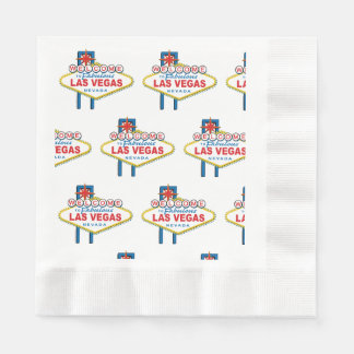 Welcome to Las Vegas Sign Napkin