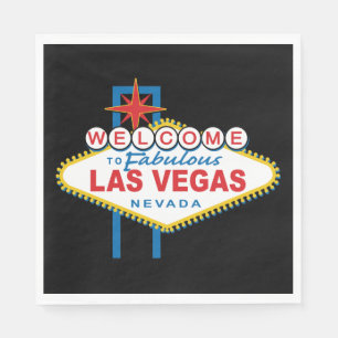 Welcome to Las Vegas Sign Napkin