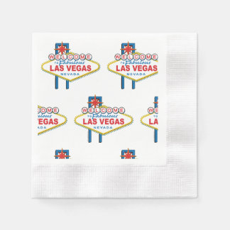 Welcome to Las Vegas Sign Napkin