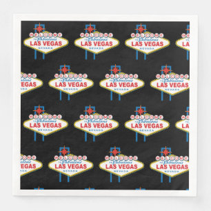 Welcome to Las Vegas Sign Napkin
