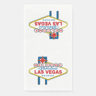 Welcome To Las Vegas Sign Napkin