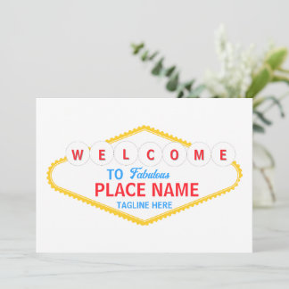 Welcome To Las Vegas Sign Template Generator