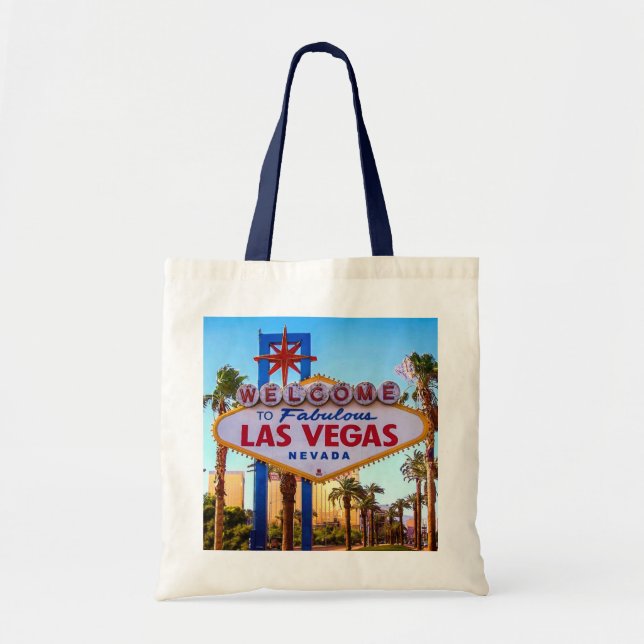Welcome to Las Vegas Sign Tote Bag (Front)