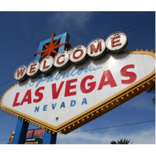Welcome To Las Vegas Standing Photo Sculpture