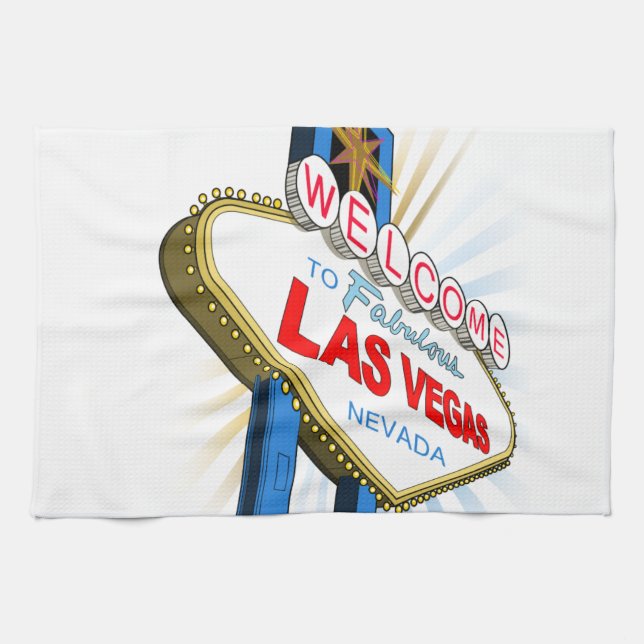 Welcome to Las Vegas Tea Towel (Horizontal)