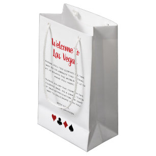 Welcome to Las Vegas Thank You Wedding Small Gift Bag