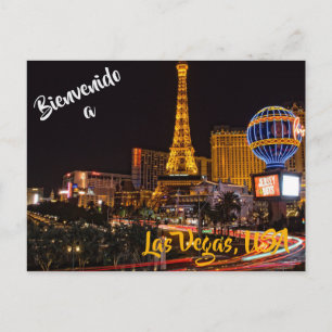 Welcome to Las Vegas USA postcard