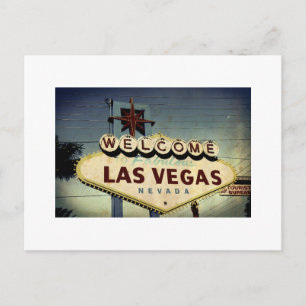 "Welcome To Las Vegas" Vintage Post Card