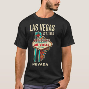 Welcome to Las Vegas Vintage Roadside Americana Re T-Shirt