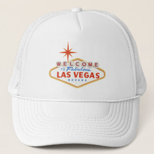 Welcome to Las Vegas White Trucker Hat