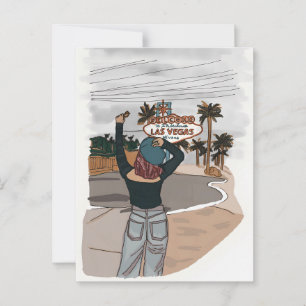Welcome to Lasvegas check in spot. Postcard