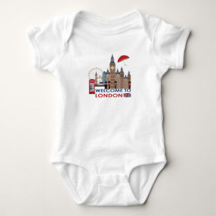 Welcome To London Baby Bodysuit