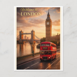 Welcome to London. Postcard