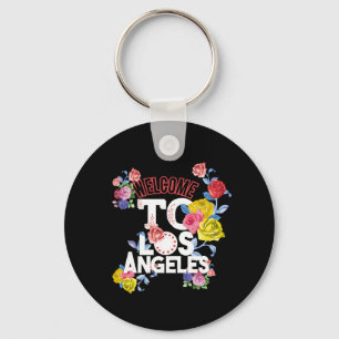 welcome to los angeles key ring