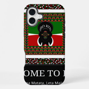 Welcome to Magical Kenya: Hakuna Matata iPhone 16 Plus Case